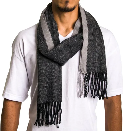 Miniatura 50 de Alpine Swiss Bufanda a cuadros para hombre, ultra suave, chal de invierno, cálido, ligero, para clima frío