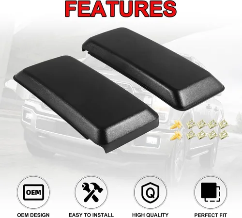 Miniatura 3 de 2 protectores de parachoques delantero F150 compatibles con Ford F-150 2018 2019 2020 Reemplazo # JL3Z17E810AB para el lado delantero izquierdo