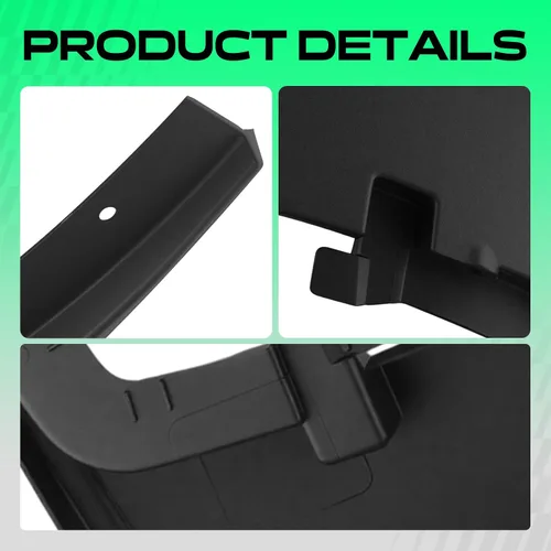 Miniatura 8 de YHTAUTO Juego de 4 protectores contra salpicaduras de barro para Ford F-150 2015-2020, con guardabarros de fábrica
