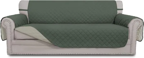 Miniatura 69 de Easy-Going - Funda para sofá, futón y sillón sin reposabrazos, reversible, resistente al agua, para mascotas y niños (azul oscuro/azul claro)
