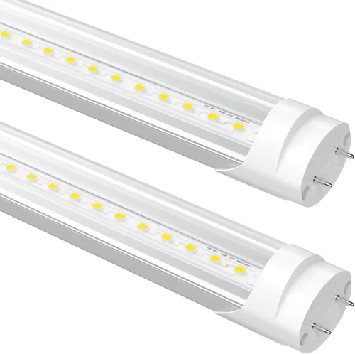 Miniatura 13 de Bombillas fluorescentes de recambio de 4 pies, bombillas LED T8 de 4 pies tipo A+B, 24W (equivalente a 65W) 3200LM, 3000K blanco cálido, tubo de 48