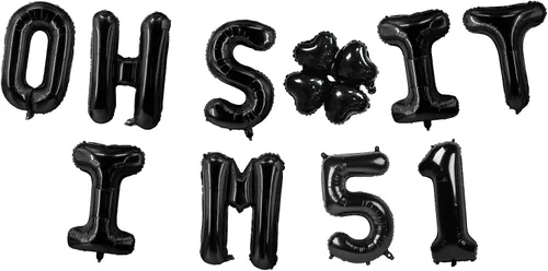 Miniatura 22 de Globos de látex de 16 pulgadas con texto en inglés "Oh I'm 14" Black Hallo Fourteen Cheers to 14 Years Old Theme Decor for Man Woman Happy 14th