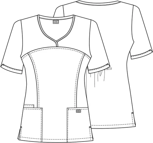 Miniatura 7 de Cherokee Ropa de trabajo para mujer con cuello en V
