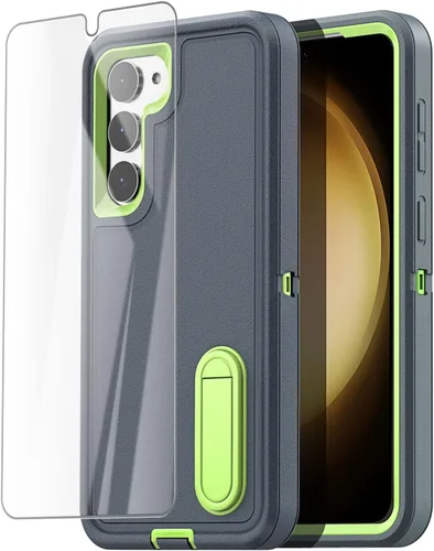 Miniatura 32 de AICase Funda para Galaxy S23 Funda Transparente (6.1"), Protección contra Caídas de Servicio Pesado Cuerpo Completo Resistente a Prueba de Golpes/A