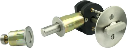 Miniatura 13 de INOX BD Series - Cerradura de privacidad para puerta de granero, para pared de 3-3/4 a 4-3/4 pulgadas, borde cuadrado de 2.362 in, negro grafito