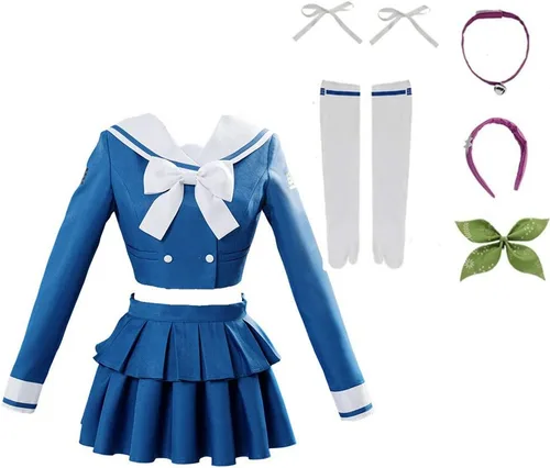 Tenko Chabashira cosplay marinero traje escolar uniforme JK uniforme anime traje
