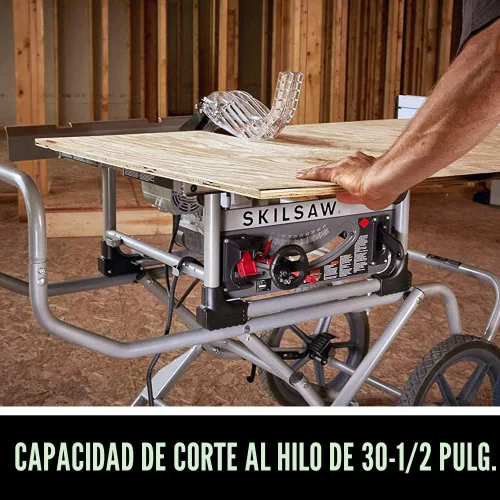 Miniatura 3 de SKIL SPT99-11 - Sierra de mesa de accionamiento helicoidal resistente de 10 pulgadas con soporte