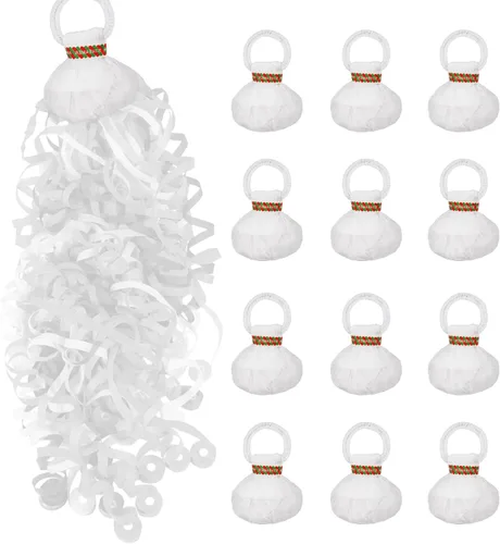 Miniatura 10 de 12 paquetes de poppers de confeti sin desorden, poppers de serpentinas de graduación, poppers de fiesta para lanzar a mano, petardos de papel mágico
