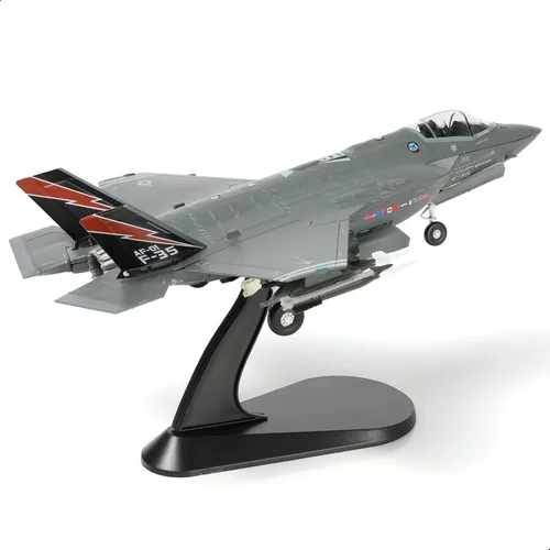 NUOTIE 1/72 F-35A Lighting II Avión de combate Modelo de avión de combate Fuerza Aérea de los Estados Unidos AF-01 avión fundido a presión con