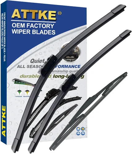 Miniatura 22 de ATTKE Limpiaparabrisas trasero para Hyundai Accent 2012-2019/Jeep Compass 2017-2019/Jeep Grand Cherokee 2014-2020/Kia Rio 2012-2019/Soul 2010-2019