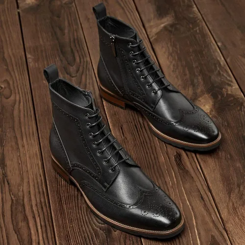 Miniatura 3 de Botas Oxford casuales para hombre, botas de vestir Chukka para hombre