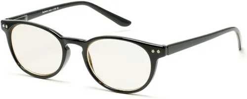 Miniatura 9 de Lentes de lectura retro para computadora para mujeres y hombres, antirreflejos, fatiga ocular, luz azul, bloqueo UV (tortuga, fuerza +2.00)