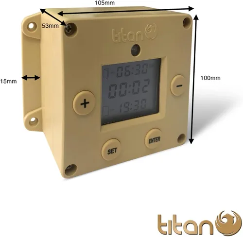 Miniatura 4 de Sensor de luz de cubo y temporizador Abridor de puerta de gallinero