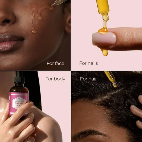 Miniatura 6 de Aceite de jojoba de Leven Rose: 100 % orgánico, natural, sin refinar y prensado en frío, de 4 onzas para cabello, piel y uñas, 4U-BG76-6IYG, 1, 1