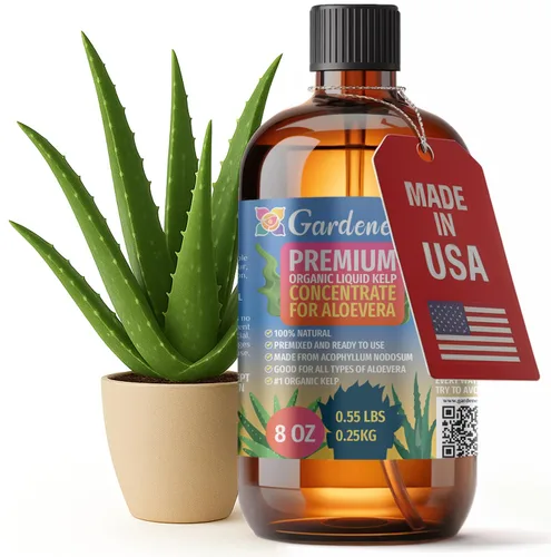Miniatura 100 de GARDENERA Superalimento orgánico prémium de algas marinas y algas marinas para plantas AGLAONEMA, 8 onzas, concentrado de fertilizante líquido