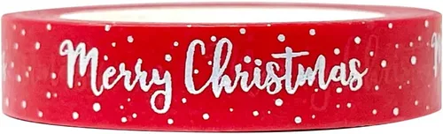 Miniatura 4 de allydrew Cinta adhesiva holográfica Washi, 0.591 in x 32.8 ft, pinos en nieve