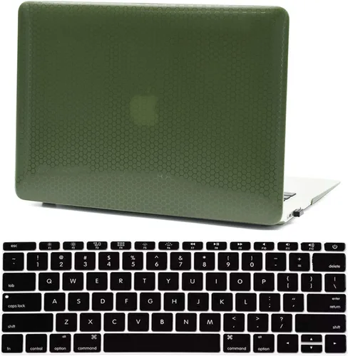 Miniatura 13 de Funda para laptop compatible con MacBook Air de 13 pulgadas, modelo de lanzamiento 2010-2017 A1466 A1369, diseño de puntos redondos elevados, funda