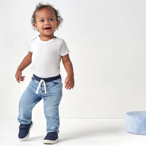 Miniatura 3 de Gerber Baby Toddler Rib Waist Stretch Denim Skinny Jeans