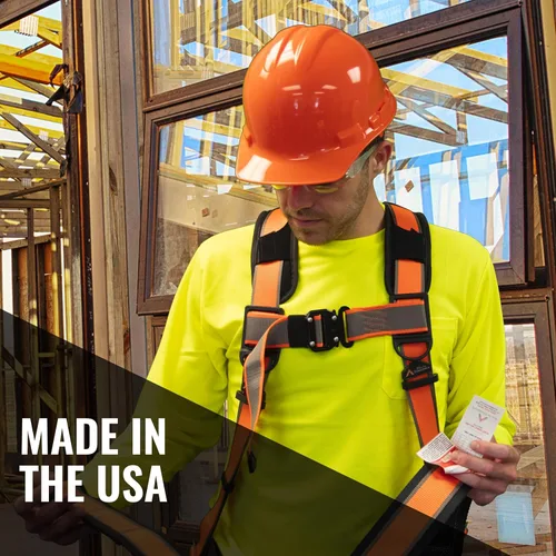 Miniatura 8 de Casco Malta Dynamics – Casco de construcción y seguridad estilo gorra para hombres y mujeres, sistema de suspensión de 4 puntos, conforme a OSHA
