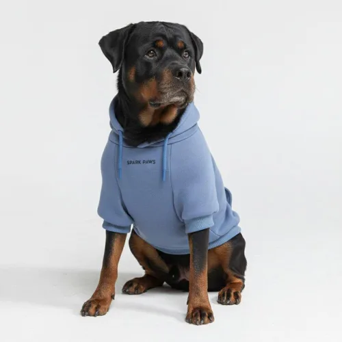 Miniatura 102 de Spark Paws Sudadera con capucha para perro, suéter de primera calidad para perros pequeños, medianos y grandes Trajes cálidos para bulldogs