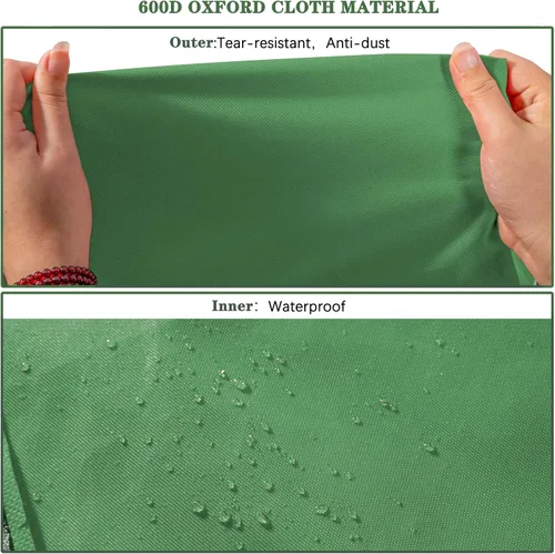 Miniatura 5 de Bolsa de almacenamiento grande y resistente para árbol de Navidad, se adapta a árboles desmontados de hasta 9 pies, 65 x 15 x 29 pulgadas, bolsa