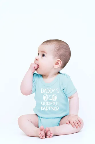 Miniatura 2 de CBTwear Body para bebé de entrenamiento para papá, adorable mameluco para niño, divertido y lindo traje para bebé