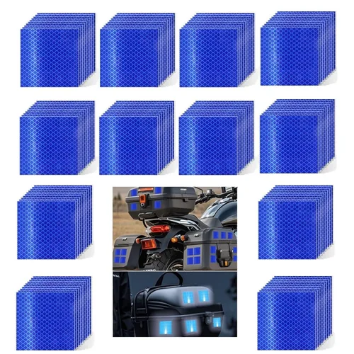 Miniatura 19 de Cinta reflectante blanca de 4 pulgadas, adhesivo de seguridad de advertencia impermeable para exteriores (10 pies)
