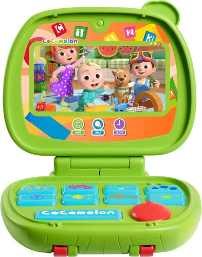 Miniatura 3 de CoComelon Just Play - Juguete para computadora portátil para niños, luces, sonidos y música, fomenta el reconocimiento de letras, números, formas