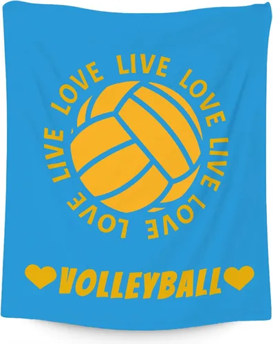 Miniatura 14 de Manta de voleibol, regalos de voleibol para niñas adolescentes, mantas deportivas para niñas, regalo para jugadores de equipo universitarios, manta