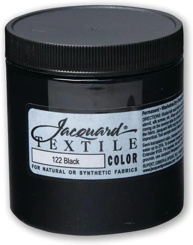 Jacquard Pintura Textil 8 Oz Negro