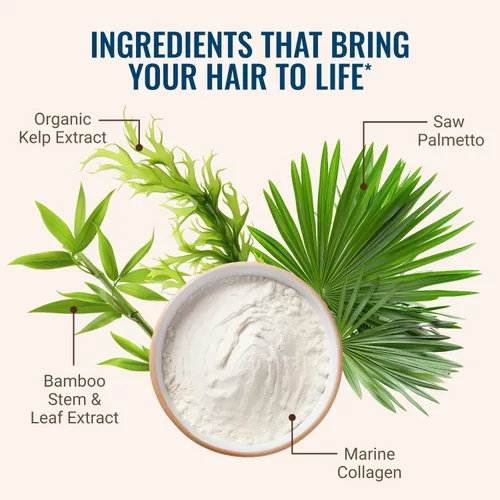 Miniatura 4 de Hair La Vie Live Conscious Revitalizing Blend Vitaminas para el crecimiento del cabello para mujeres para apoyar la salud del cabello, suplementos