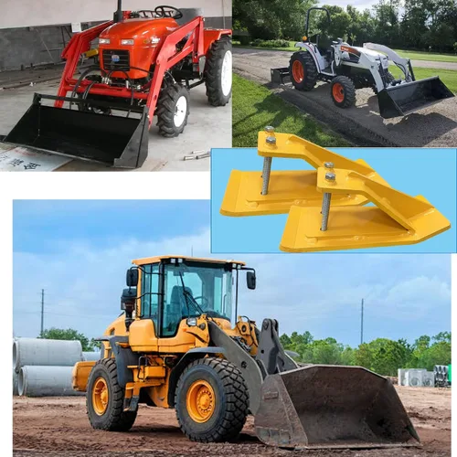 Miniatura 5 de 2 protectores de cubo de tractor amarillo, protector de borde, tuercas y pernos de doble bloqueo, protector antideslizante para accesorios de cubo
