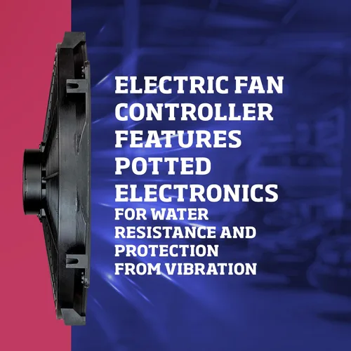 Miniatura 6 de Flex-A-Lite Controlador de ventilador eléctrico compacto y ajustable y kit de relé con sonda de temperatura roscada, controlador de ventilador