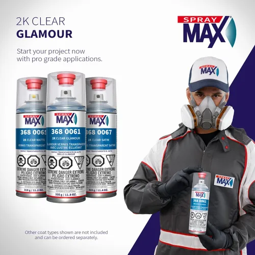 Miniatura 10 de USC Spraymax 2K Aerosol Transparente Glamour De Alto Brillo