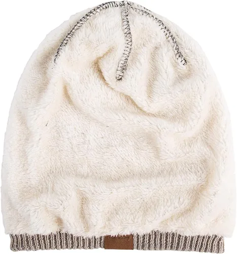 Miniatura 4 de REDESS Gorro para hombre y mujer gorro de invierno cálido gorro de punto holgado grueso