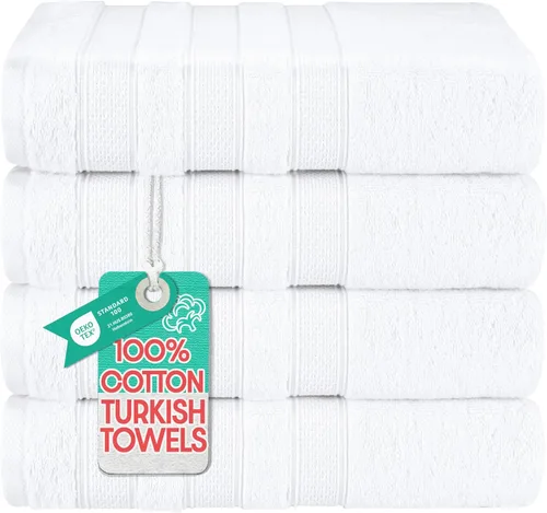 Miniatura 40 de American Soft Linen - Juego de toallas de mano Salem, 4 unidades de lujo de 600 GSM, 100 % algodón para baño, toallas de 13 x 13 pulgadas de mano