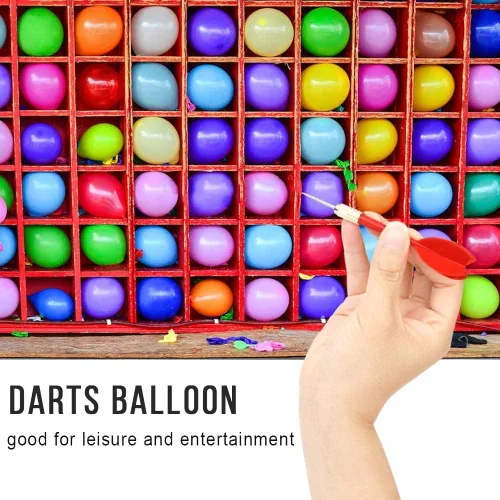 Miniatura 2 de OOTSR El juego de globos de dardos incluye 500 globos y 10 dardos más bomba, emocionante juego al aire libre para adultos, el mejor carnaval, fiesta