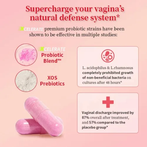Miniatura 3 de Women's Health - Probiótico femenino - Salud vaginal y apoyo para el equilibrio del pH - Probiótico diario para mujeres con Lactobacillus