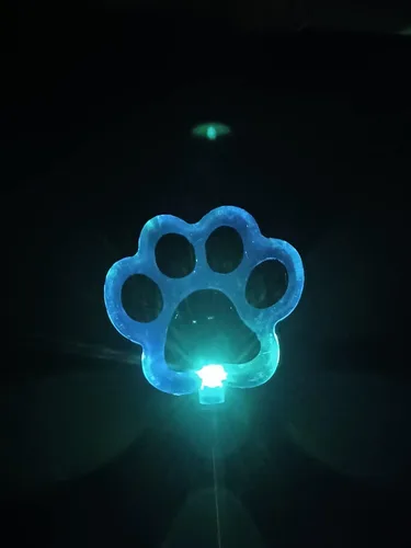 Miniatura 8 de Starry Illuminate - Juego de 2 luces solares de estaca para jardín, estilo cambiante de color (pata de perro)
