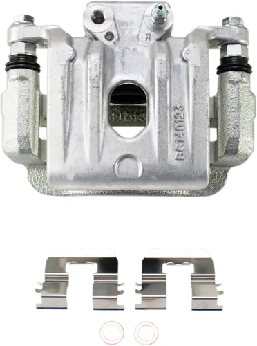 Miniatura 5 de TRQ Kit de pastillas de freno trasero y rotor, pinza de freno, kit químico pastillas de freno Rotor de freno de cerámica compatible con Hyundai