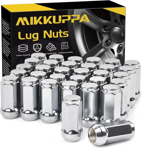 Miniatura 24 de MIKKUPPA 20 tuercas de llanta 9/16-18 – Reemplazo para Ram 1500 1994-2011, Dodge Dakota 2005-2010, rueda Durango 2004-2009, negro 7 estriado
