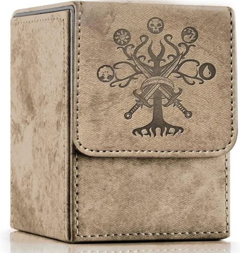 Miniatura 22 de PROMAXIBINDER MTG Commander - Caja de baraja con 2 divisores, se adapta a más de 100 tarjetas de una sola funda, caja de cubierta mágica de imán