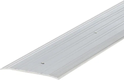 M-D Building Products 68361 Umbral de sillín estriado de aluminio resistente, acabado de molino: elegante protección contra corrientes de aire de