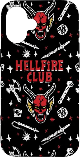 Miniatura 31 de Funda con patrón Hellfire Club de Stranger Things para iPhone 11 Pro Max