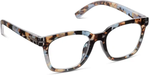 Miniatura 2 de Peepers by PeeperSpecs - Gafas de lectura para mujer Focus modelo To the Max, cuadradas, con bloqueo de luz azul, azul Quartz