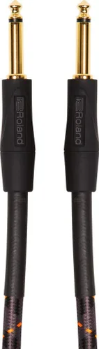Miniatura 6 de Roland Gold Series Cable de instrumento, conector angulado/en ángulo de 1/4 pulgadas, 1 pie