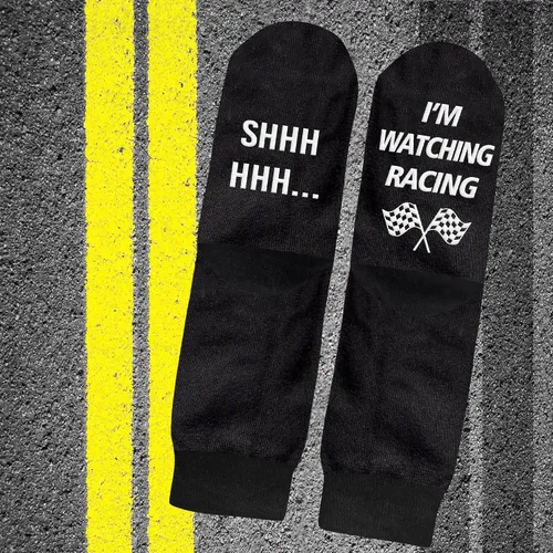 Miniatura 5 de VICRAZY F1 Racing Car, calcetines deportivos para hombres y mujeres, regalos de Fórmula 1, calcetines de carreras, rellenos de calcetines