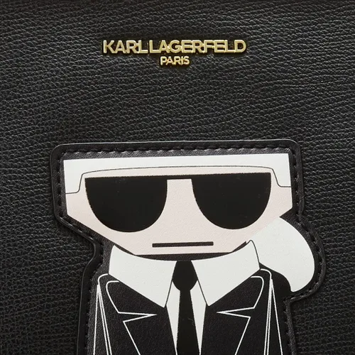 Miniatura 3 de Karl Lagerfeld Paris Maybelle - Bolso bandolera para mujer, color negro multicolor, talla única de EE. UU, Blk Multi