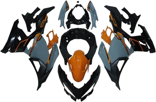 Miniatura 19 de Kit completo de carenado de plástico ABS gris dorado brillante para Kawasaki Ninja 400 2018 2019 2020 2021 2022 2023 NINJA400 18-23 Kit de Brillo