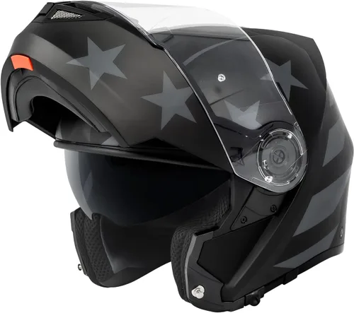 Miniatura 15 de VCAN VX28 Casco modular de motocicleta abatible de cara completa, aprobado por DOT, almohadilla Coolmax para mejillas y listo para OTG